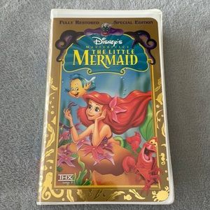 Walt Disney’s The Little Mermaid VHS Fully Restored Masterpiece Collection.